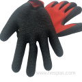 Hespax Mechanic 10G Crinckle Latex Coated Work Gloves